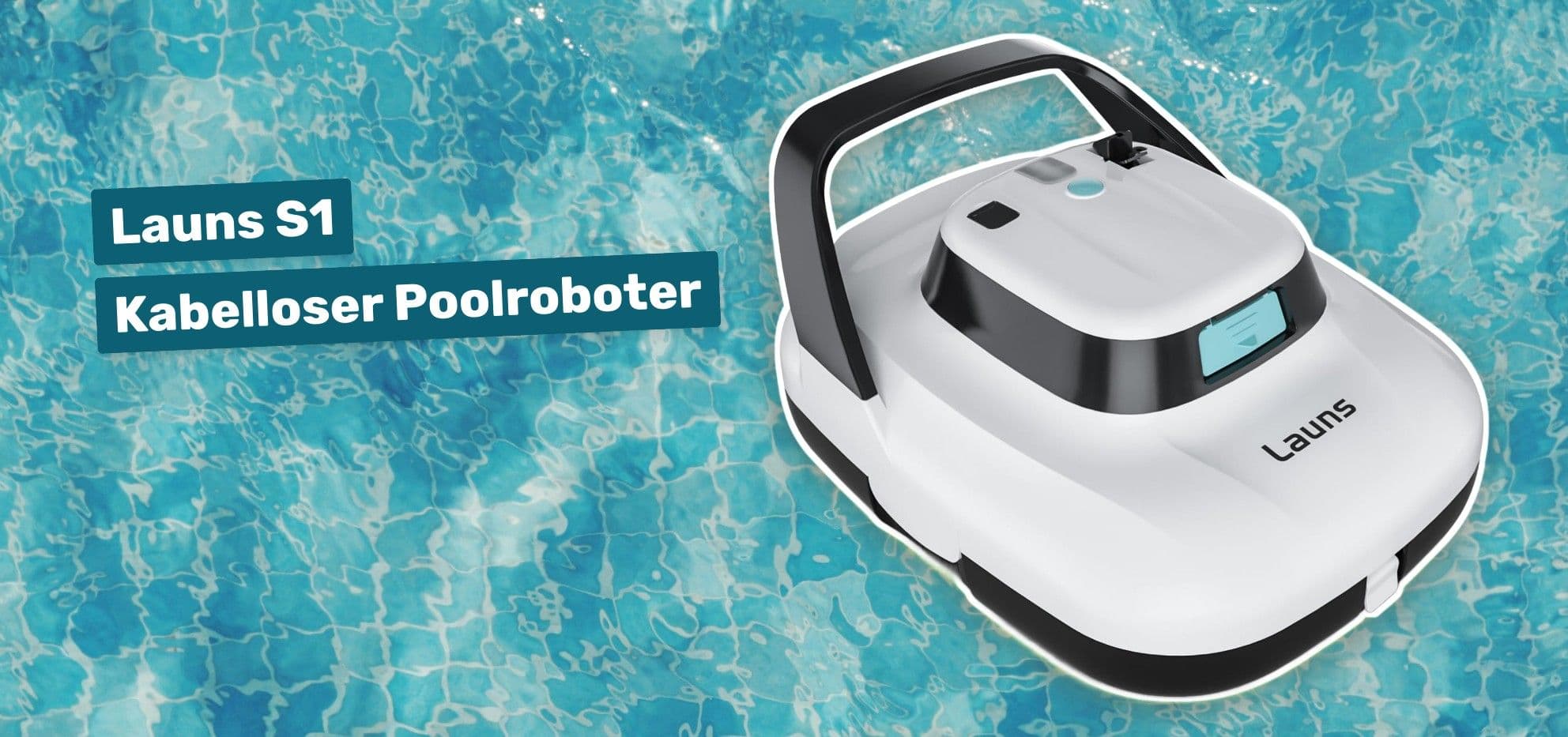 Launs S1 Kabelloser Poolroboter